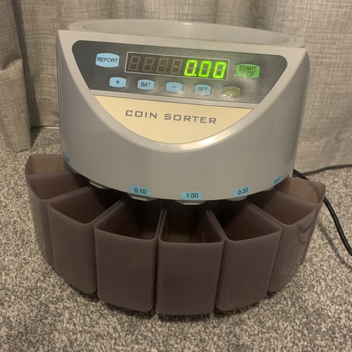 Electronic coin sorter and - coin,