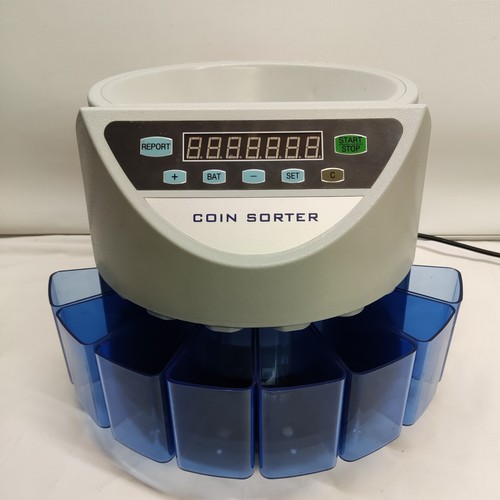 Electronic coin sorter and - coin,