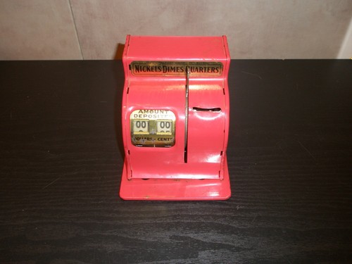 Vintage coin bank - vintage,