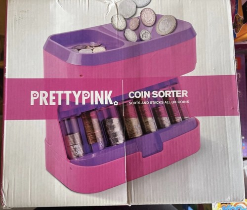 Pretty pink coin - coin, sorter