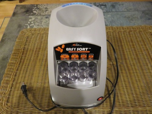 Easy sort coin machine with - coin,